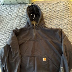 Carhartt Rain Defender Loose Fit Heavyweight 1/4 Zip Hoodie 4XL